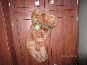 CALZA PELUCHE VISONE FINTO--LUNGA 20" CON POLSINO 5"--#R15A-1 - Foto 1 di 24