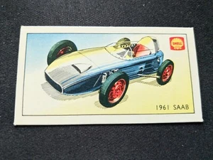 1970 Shell Racing Cars of the World Card # 43 1961 SAAB (EX) - Picture 1 of 3