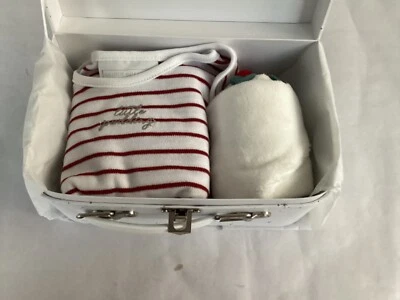 Little White Company Set Regalo Budino di Natale 0-3 Mesi - Nuovo con etichette Prezzo di listino £40... - Immagine 1 di 4