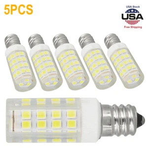5× E12 7W LED Corn Bulb Light Candelabra Ceiling Fan Lamp Daylight White 6500K - Picture 1 of 12