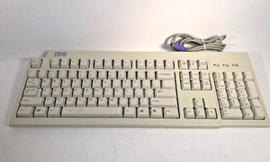 IBM KB-9910 US Computer Keyboard - Bone Color, New Condition