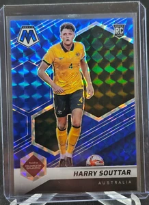 2021-22 Panini Mosaic World Cup Harry Souttar Australia BLUE Prizm 66/99 - Picture 1 of 2