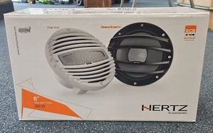 Altavoces coaxiales Hertz HMX 8-C - 8" negros marinos nuevos envío gratuito - Imagen 1 de 5