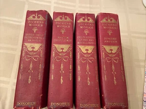 Vintage The Works Of Charles Dickens- Donohue Volumes 4 - Picture 1 of 10