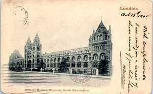 Natural History Museum, South Kensington England UDB Postcard Postmarked 1901 - Picture 1 of 2