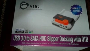 SIIG USB 3.0 to Sata HDD Slipper Dock - Picture 1 of 2