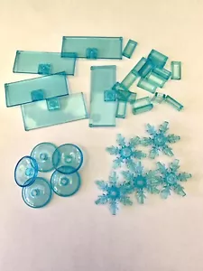 Lego Translucent Blue 125 Pieces - Picture 1 of 1