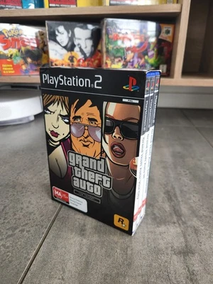 SONY PLAYSTATION 2 PS2 GRAND THEFT AUTO THE TRILOGY GTA CIB RARE AUS PAL - Image 1 of 4