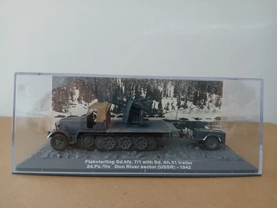MODELLINO CARRO ARMATO FLAKVIERLING SD.KFZ. 7/1 USSR 1942 - Immagine 1 di 4