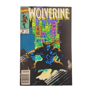 Wolverine #24 VF Marvel Comics 1990 Jim Lee Cover Newsstand -Buy 5 Get 1 FREE - Picture 1 of 4
