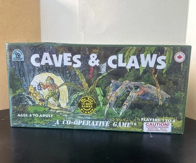 Caves & Claws Board Game - A Co-operative Game 1998 New Sealed Family Board Game - Image 1 of 4