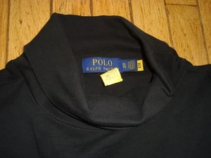 POLO RALPH LAUREN MENS LONGSLEEVES BLACK TURTLE NECK SHIRT SIZE XL HARDLY WORN! - Picture 1 of 10