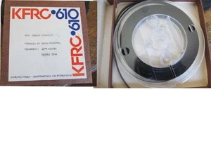 Vintage KFRC 610 Radio Composite's Mick Jagger Reel to Reel Tape Kevin McCarthy - Picture 1 of 2