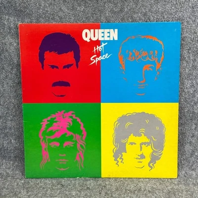 Queen "Hot Space" Vinyl Record 1982 LP Album E1-60128 - Specialty Pressing Foto 1 de 4