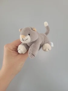 Jellycat "I am a feline" kleine Plüschkatze / Kätzchen Spielzeug grau Vintage - Bild 1 von 8