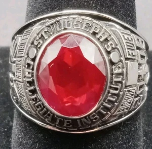 St. Joseph's Collegiate Institute BALFOUR Class Ring roter Stein Gr. 11 Herrenring - Bild 1 von 6