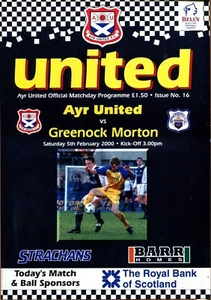 Ayr United v Greenock Morton 05/02/00 Division 1 - Picture 1 of 2