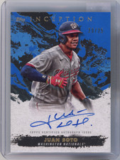 2021 Topps Inception Baseball Juan Soto Rookie and Emerging Stars Auto Blue /25