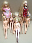 Lot/8 Vtg Mattel Barbie Dolls ~ Nude ~ For Re-Dress ~ As Shown