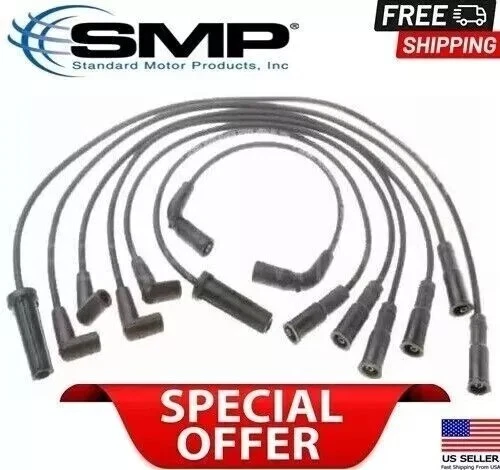 Juego de cables de bujías de alta temperatura para Chevy GMC Oldsmobile 4,3 L V6 7 mm GMC OEM #QW1251 Foto 1 de 4