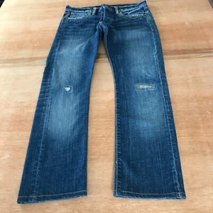 Ralph Lauren Double RL Jeans Herren 30x26 Blau Low Rise Button Fly Dark Wash Stretch - Bild 1 von 13