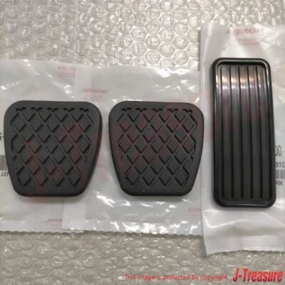 HONDA CIVIC EG6 EJ 92-95 Genuine Accelerator / Brake / Clutch Pedal Pads Set OEM - Image 1 of 4