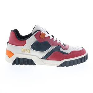 Diesel Leather Upper White Casual Shoes 