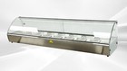 NEW 60" Dry Warmer 8 Pan Curved Display Case Bakery Deli Hot Food Showcase