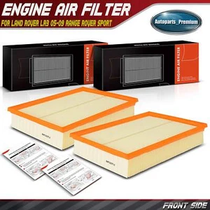 2Pcs Engine Air Filter for Land Rover LR3 2005-2009 Range Rover Sport 2006-2009 - Picture 1 of 8