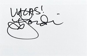 Jordin Sparks Signed In Person 4x6 Index Card In Top Loader - Authentic