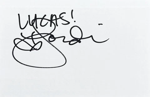 Jordin Sparks Signed In Person 4x6 Index Card In Top Loader - Authentic Cover