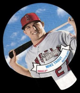 2019 Topps Heritage #2 Mike Trout 1970 Candy Lids NM/MT