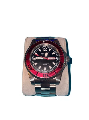 Reloj de buceo Jet Set J759020 para hombre - Ayia Napa bisel rojo giratorio 44 mm Foto 1 de 3