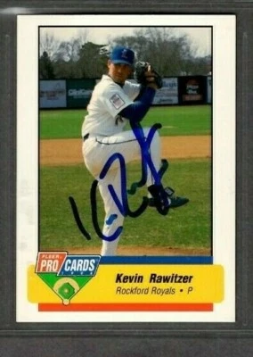 1994 Fleer Procards #MDW-24 Kevin Rawitzer Rockford Royals Signed Autograph (E7) - Image 1 of 2
