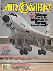 Air Combat Sept 1977 Warsaw Pact B-1 Fighter Bomber Lynx Boeing E-3A Sukhoi USAF - Picture 1 of 2