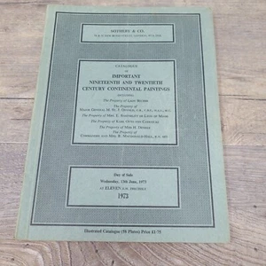 Sotheby's Important 19th & 20th Century Continental Paintings Rare Paperback - Bild 1 von 6