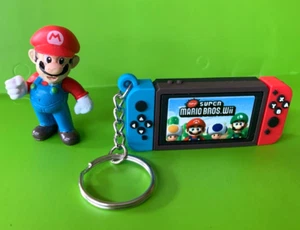 SUPER MARIO BROS - Nintendo Switch Keychain - Very Detailed, Cool Keychain - NEW - Picture 1 of 11