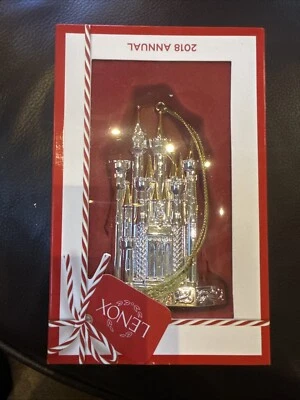 Lenox Cinderella Castle Ornament Disney Showcase Collection Annual 2018 NIB - Image 1 of 2