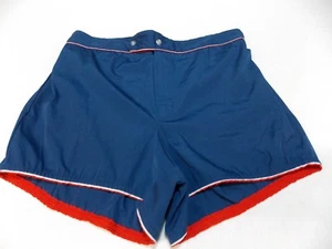 Traje de baño corto de colección Fit XL (moderno grande) para hombre azul elástico espalda - Imagen 1 de 6