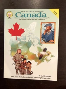Canada: Social Studies Activity Book : 5-8 - History And Culture Provinces And - Imagen 1 de 2