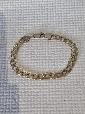 QVC 925 Vermeil Curb Bracelet (9.79g) - Image 1 of 4