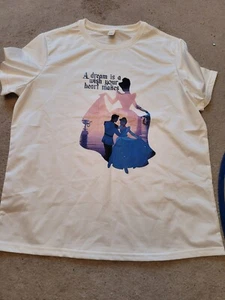 Cinderella Tshirt Size L A Dream Is A Wish Your Heart Makes - Picture 1 of 3