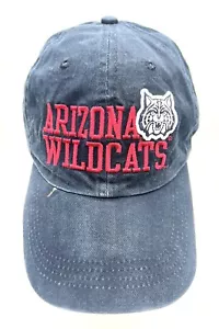 University of Arizona Hat Strap Back Hat UofA Wildcats Cap Golf Dad Style Blue - Imagen 1 de 9