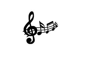 Music Notes Car Sticker Bumper Tailgate Window Wall Vinyl Decal #4 - Picture 1 of 1