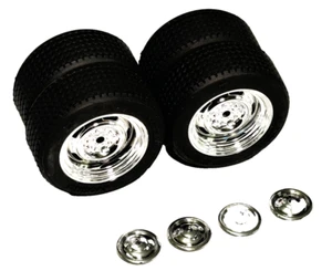 Kyosho Fazer Mk2 FZ02L 1971 Mercedes-Benz Tires Vintage Style Wheels 34436 - Picture 1 of 4