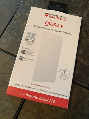 ZAGG Invisible Shield - Glass - iPhone SE (2020) 6/6S/7/8 *NEW / FREE SHIPPING** - Image 1 of 4