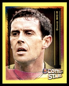 Panini Scottish Premier League 2000 David Weir Scottish Stars No. 201