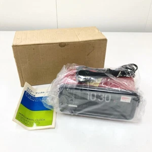 Unused Seiko DP690T Flip Clock Alarm Red Body Vintage 1970s From Japan - Picture 1 of 5