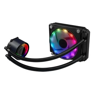 GX ICH-120 CPU Liquid Cooler 120mm ARGB Fan mirror ARGB Pump w Intel ADM Socket - Picture 1 of 8