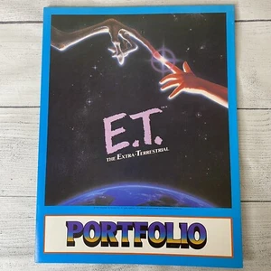 Vintage 1982 E.T. School Folder Portfolio The Extra-Terrestrial New Old Stock - Picture 1 of 4